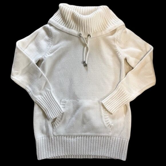 Preswick & Moore white Crowl neck Sweater Medium - Picture 1 of 5